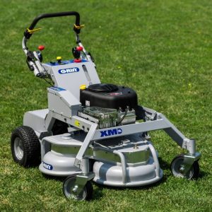 Tondeuse thermique professionnelle 90 cm, mulching 5200 m²/h, braquage zéro turn – GRIN XM90A