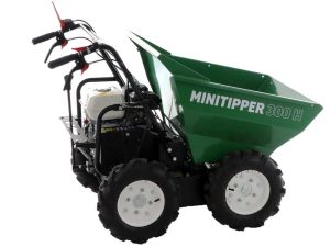 Brouette 4x4 à essence GreenBay MiniTipper 300 H - Moteur Honda GP160