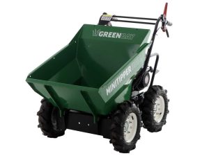 Brouette 4x4 à essence GreenBay MiniTipper 300 L - Moteur Loncin G200F