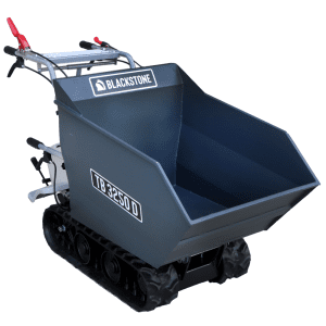 Brouette à chenilles BlackStone TB 3250 D – Caisson dumper manuel – capacité de charge maximale 320 Kg