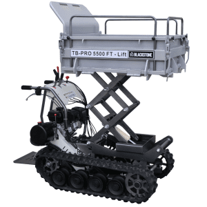 Brouette à moteur Blackstone TB-PRO 5500 FT-Lift – Benne relevable à pantographe