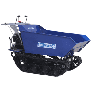 Brouette à moteur à chenilles BullMach Helios 500 D – Caisson dumper hydraulique 500Kg