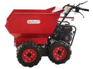 Brouette à moteur GeoTechPro GEOTRAK 500 - benne dumper 500 kg - 6 roues motrices