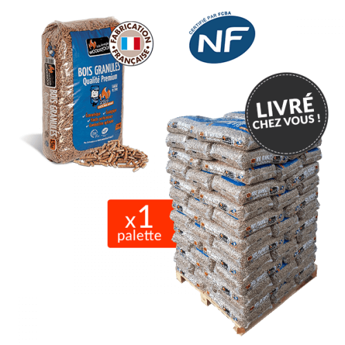 WOODSTOCK Pellets granulés de bois 100% naturel premium NF din+