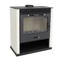 Poêle à bois BELLEZA RUBIN Ivoire 13kW (max 21 kW)
