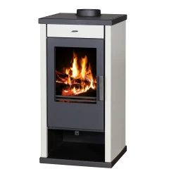 Poêle à Bois BELLEZA VANESSA LUX IVOIRE 12KW