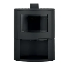 Poêle à bois en fonte SUPRA Pacco sur bûcher 10 kW