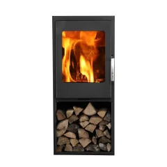 Poêle à bois étanche SUPRA Jacco sur bûcher 5 kW