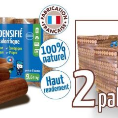 Bûches Calorifiques WOODSTOCK 2 Palettes,Sacs De 5 Bûches