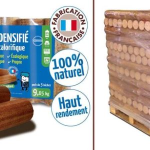 Bûches Calorifiques WOODSTOCK 3 Palettes, Sacs De 5 Bûches