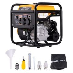 Groupe électrogène Inverter 3500W à l’essence 4 temps avec 2 prises 230V Générateur silencieux pour Garage Atelier Chantier camping