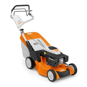 Stihl RM 650 T tondeuse à gazon Marcher derrière un tracteur tondeuse Essence Noir, Gris, Orange