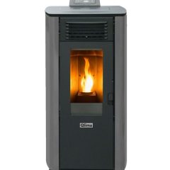 Poêle à pellets Fiorina 74 avec 8,24 kW gris – QLIMA