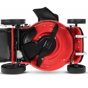 Tondeuse à gazon GREENCUT GLM770X – Essence 165cc – 6cv – 4 temps OHV moteur – Automoteur – Double tranchant – Lame acier 460mm – 18 hauteur de coupe réglable – Panier d’une capacité de 55L