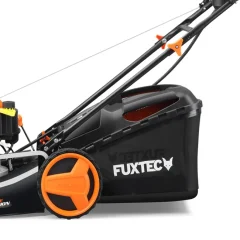 Tondeuse thermique autotractée démarrage électrique 196cm3 51cm – FUXTEC FX-RM5196eS – 6CV 60L