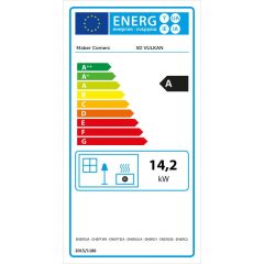 Poêle à bois Vulkan 14 kw MBS