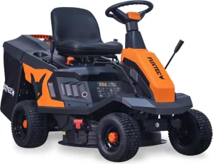 Tracteur à gazon FUXTEC FX-RMR66, 6HP, largeur de coupe 66 cm, sac d'accrochage de 150 l, hauteur de coupe réglable