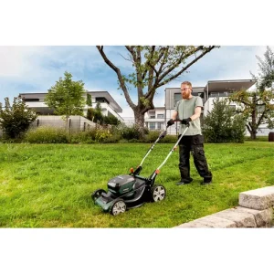 METABO Tondeuse À Gazon Sans Fil Rm 36-18 Ltx Bl Largeur Decoupe 46 Cm