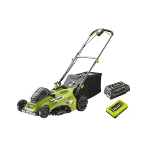 RYOBI Tondeuse 36v Maxpower Brushless – Coupe 46cm – 1 Batterie 5.0ah – 1 Chargeur