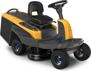 Tracteur à gazon sans fil STIGA Swift 372e, système de batterie amovible
