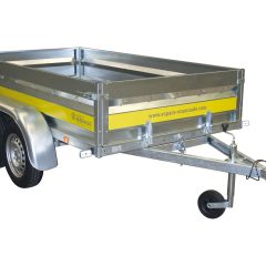 Remorque double essieu Espace Emeraude EM252 L.2,50m 500kg
