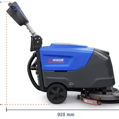 Autolaveuse WM20E avec batterie, 20 l réservoir d’eau fraîche, diamètre des brosses 390 mm, wipeket