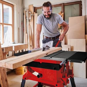 Einhell Scie circulaire sur table TC-TS 2225 U (max. 2200 W, lame de scie Ø254 x ø30 mm, butée parallèle/angle, démarrage progressif, lame de scie inclinable, réglage en hauteur jusqu’à 80 mm)