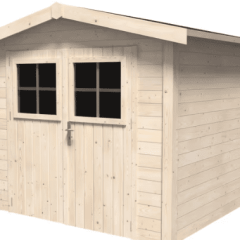 Abri de jardin en bois « Henri » 5,36 m² – Dim. hors tout : L. 2,30 x P. 2,34 x H. 2,12 m