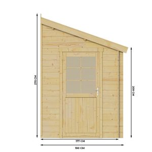Abri de jardin adossable ADOSS 5 – 28mm
