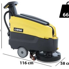 Autolaveuse électrique Lavor L4 45E – 230V – lave et sèche