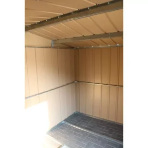 Abri de jardin métal – Imitation bois – 7,75m²