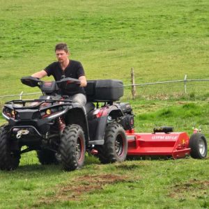 GeoTech Pro GTFM 120 LE – Tondeuse débroussailleuse pour quad – Loncin G420FD