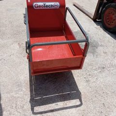 Brouette à moteur GeoTech GeoPorter 330E, benne extensible – charge 300 kg