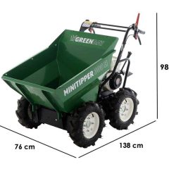 Brouette 4×4 à essence GreenBay MiniTipper 300 H – Moteur Honda GP160