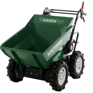Brouette 4×4 à essence GreenBay MiniTipper 300 L – Moteur Loncin G200F