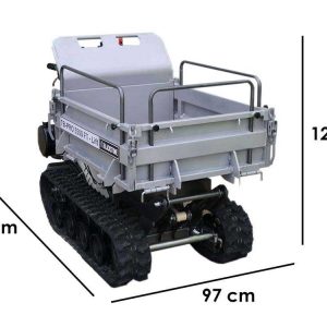 Brouette à moteur Blackstone TB-PRO 5500 FT-Lift – Benne relevable à pantographe