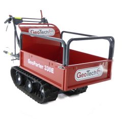 Brouette à moteur GeoTech GeoPorter 330E, benne extensible – charge 300 kg