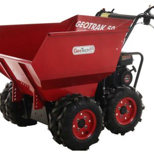 Brouette à moteur GeoTechPro GEOTRAK 500 – benne dumper 500 kg – 6 roues motrices