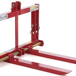GeoTech D300 – Fourche à palettes pour tracteur – Portepalette postérieure – Capacité de charge 300 Kg
