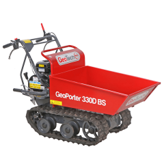 GeoTech GeoPorter 330D BS – Brouette à moteur – benne dumper charge 300 kg