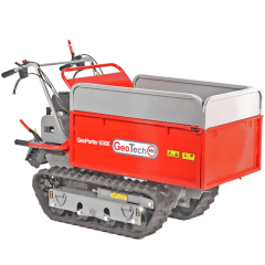 GeotechPro GeoPorter 630E – Brouette à moteur sur chenilles – Benne extensible 600Kg